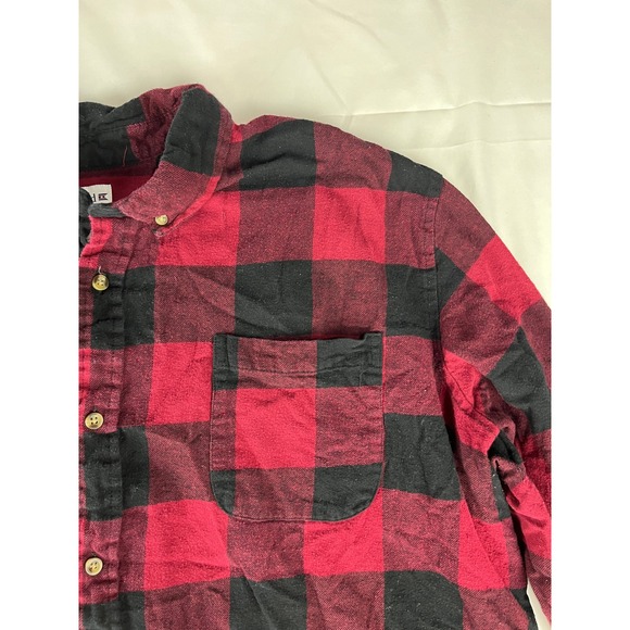 Saddlebred 3XLT Flannel Shirt Red Black Plaid Long Sleeve Classic Fit Button Up - Picture 1 of 9